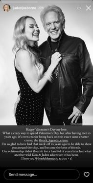 In a touching Instagram post, Don Felder's girlfriend Jaden Osborne responds to the on-stage medical emergency by remembering their past together and expressing her love and support for the rock icon.(Image via Instagram/@donfeldermusic)
